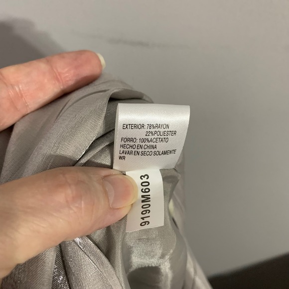 Antonio Melani Midi Dress Sleeveless‎ Party Cocktail Shimmer Size 14 - Picture 13 of 13